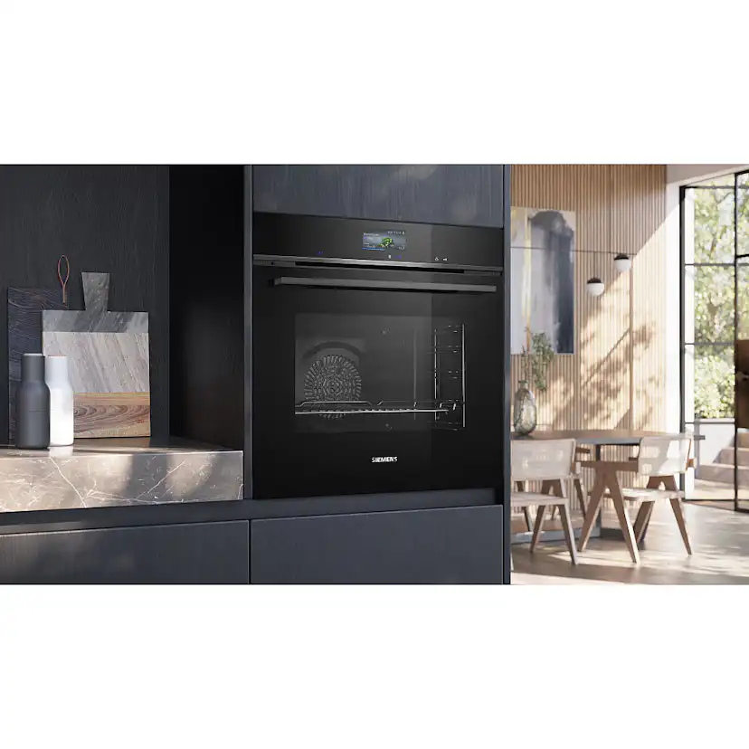 Innbyggingsovn Siemens iQ700 HB776G3B2S Sort med Smart Oppkobling