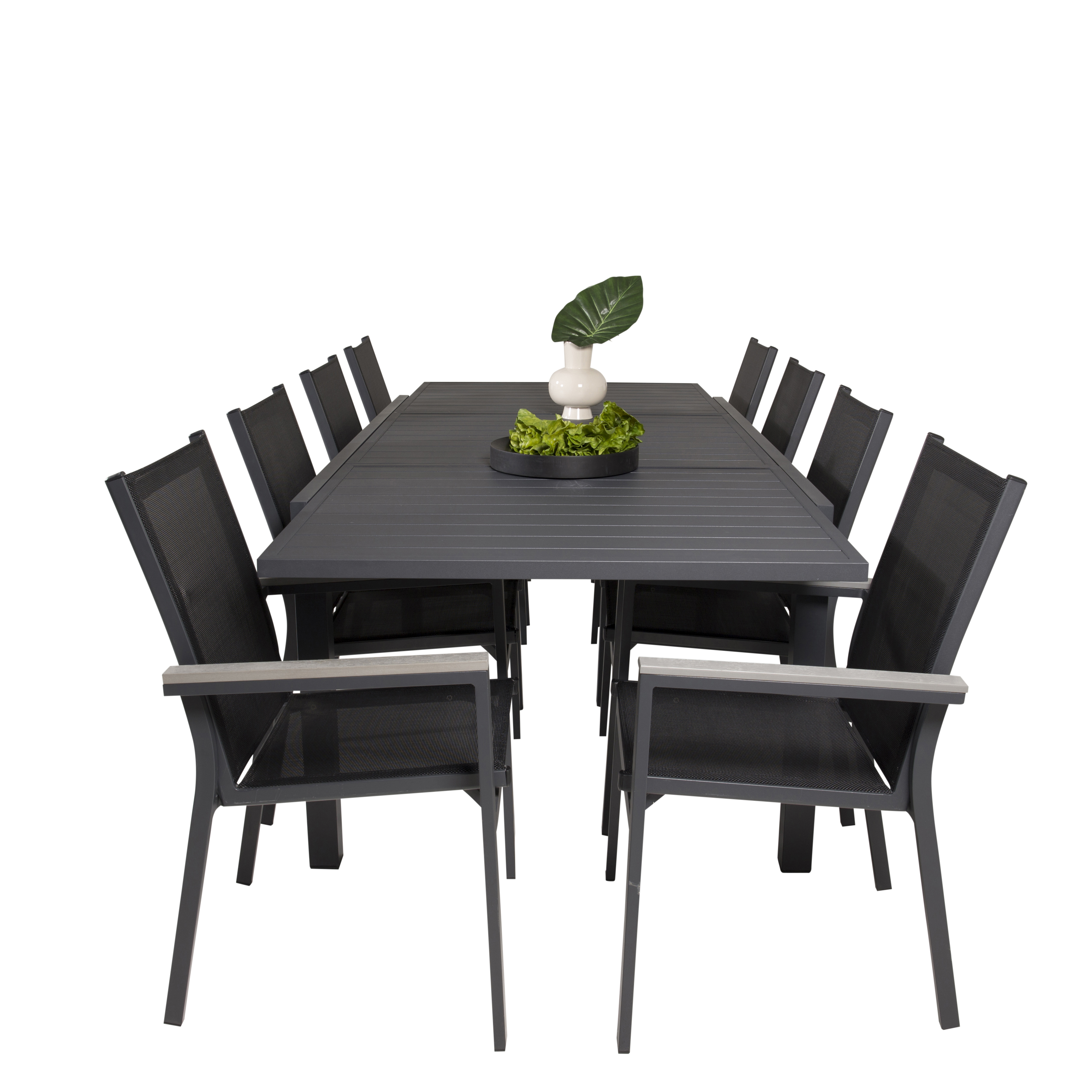 Spisegruppe Venture Home Madrid 160/240 med 8 Pincy Stoler
