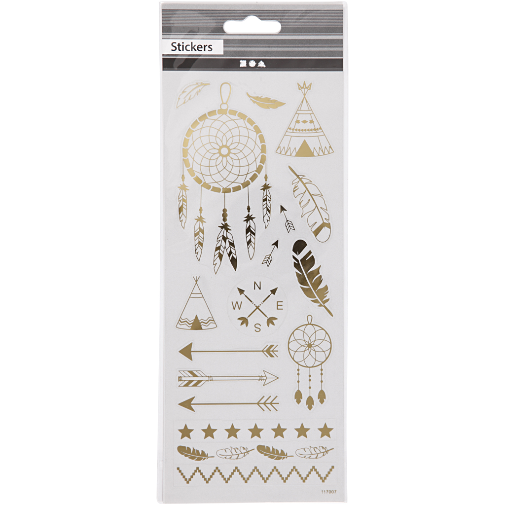 Stickers Creativ Company Indianere 10x24 cm