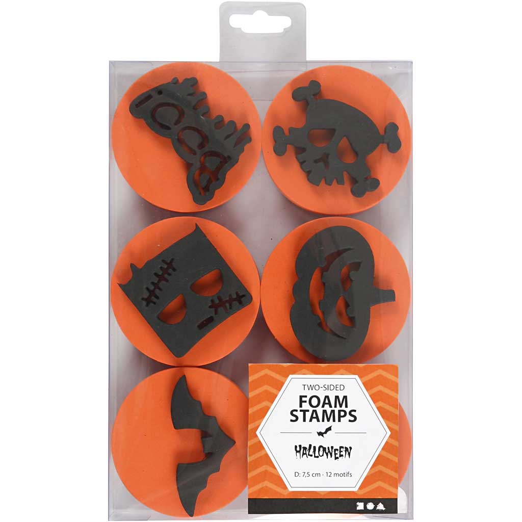 Skumstempler Creativ Company Halloween 12-Pk