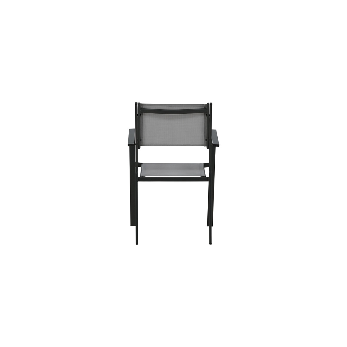 Copacabana Stacking Chair - Black/Grey - Grå
