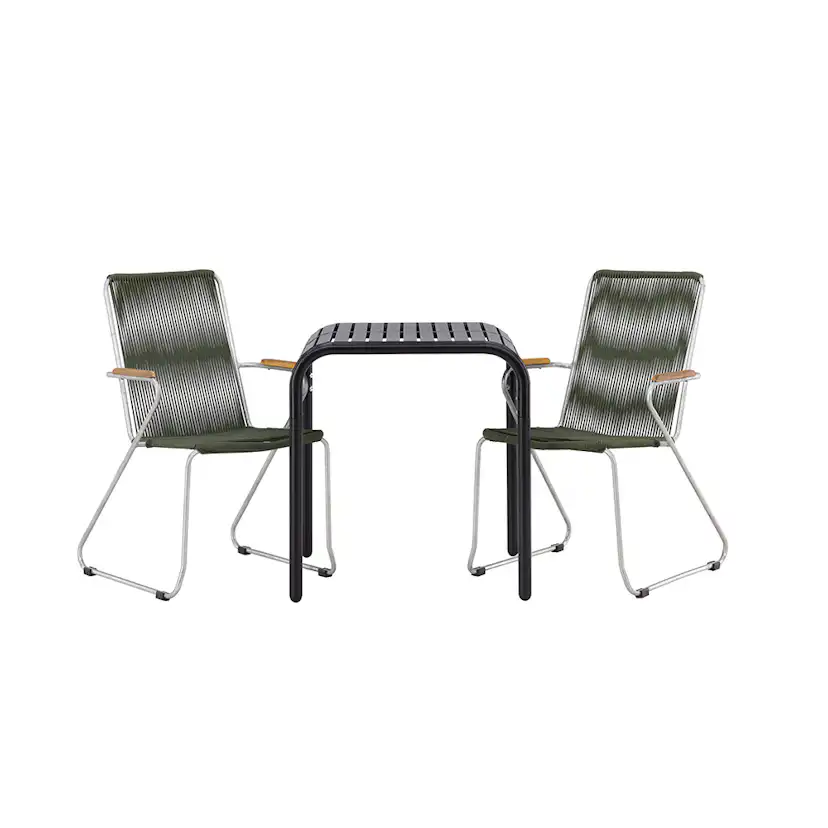 Cafégruppe Venture Home Borneo Bord med 2 Bois Stoler