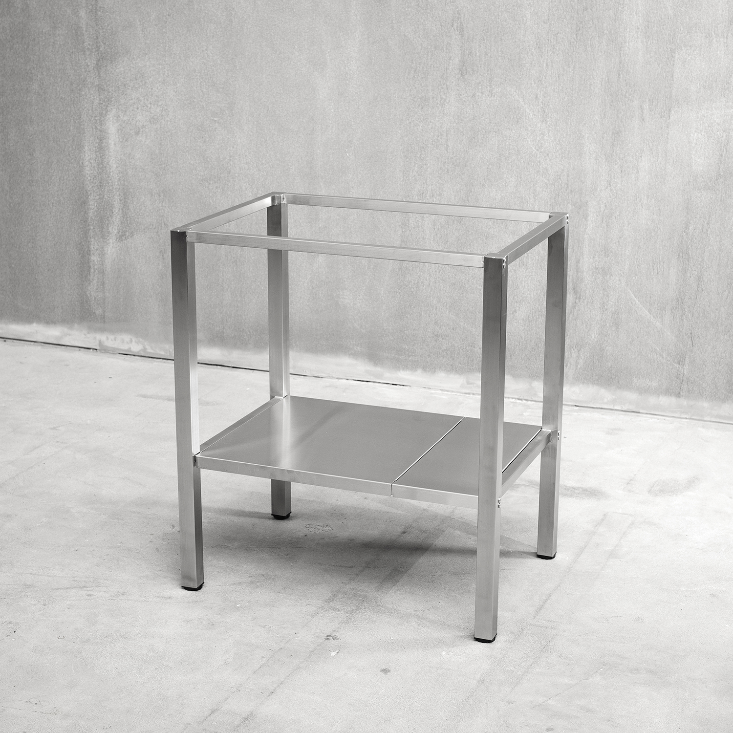Benkestativ Vilan Stainless Rustfritt Variant Stativ med Underhylle