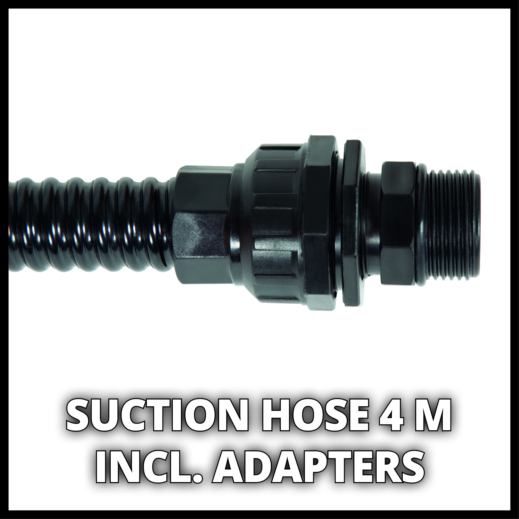 Sugeslange med plastkobling Einhell 4m/1