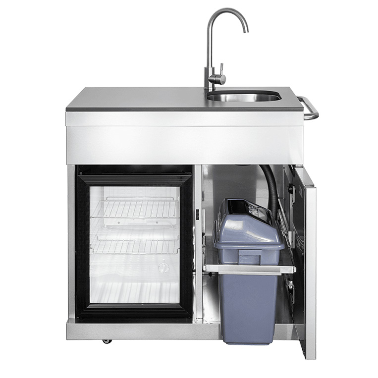 Frittstående Utekjøkken Myoutdoorkitchen Pure Compact Rustfritt Stål
