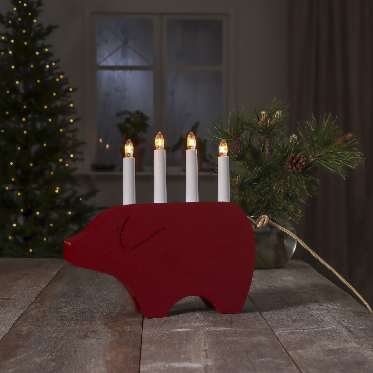Adventstake Star Trading Grå