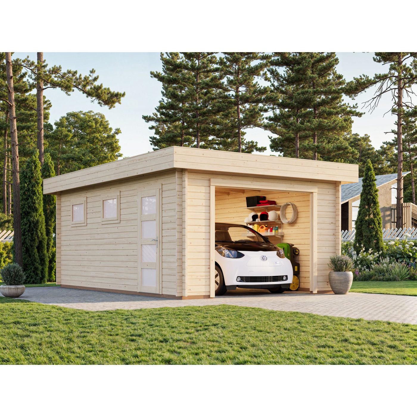Rasmus 19,8 m2 (inv. 19,0 m2 kit) Ubehandlet
