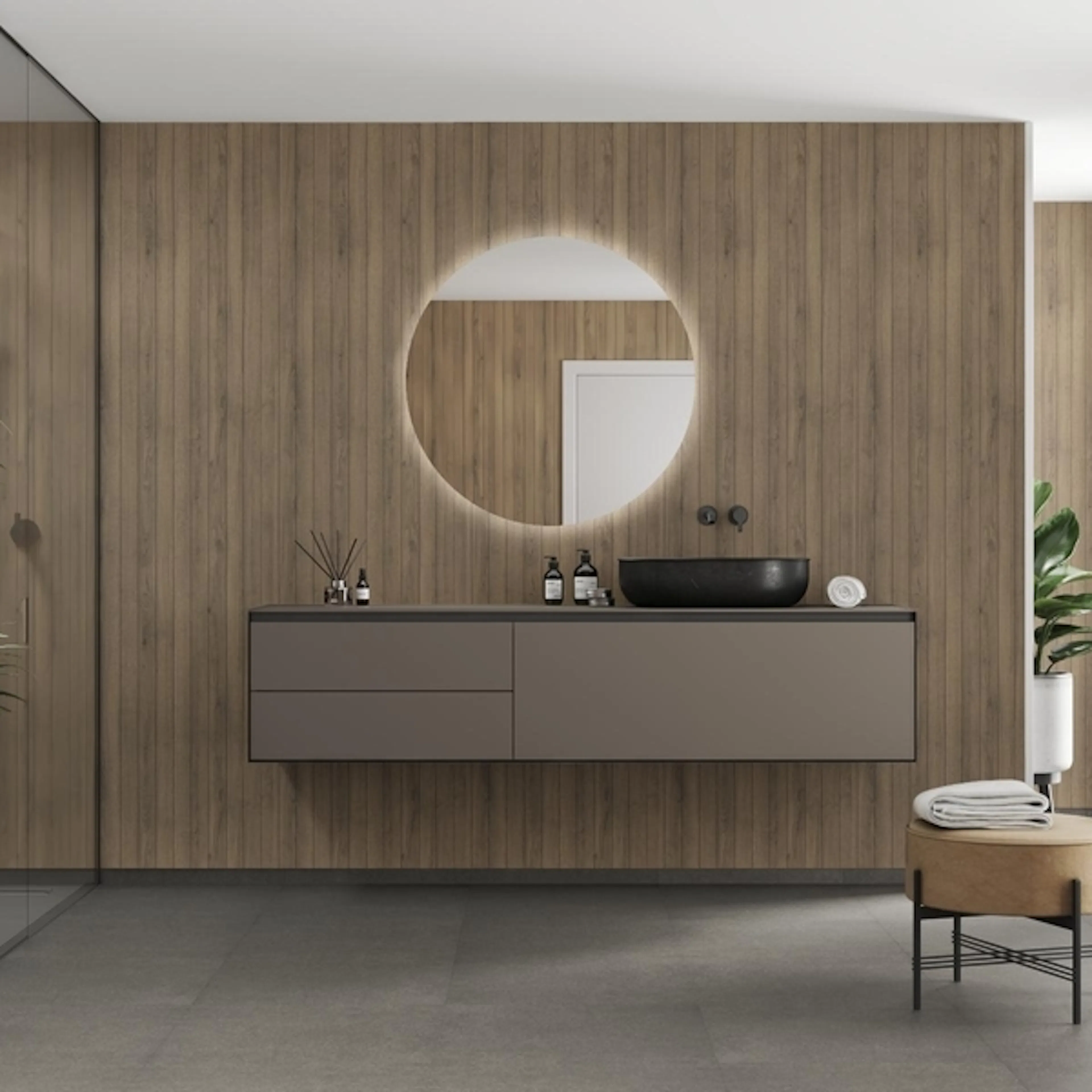 Baderomspanel Fibo 2164-M0500 Pure Oak