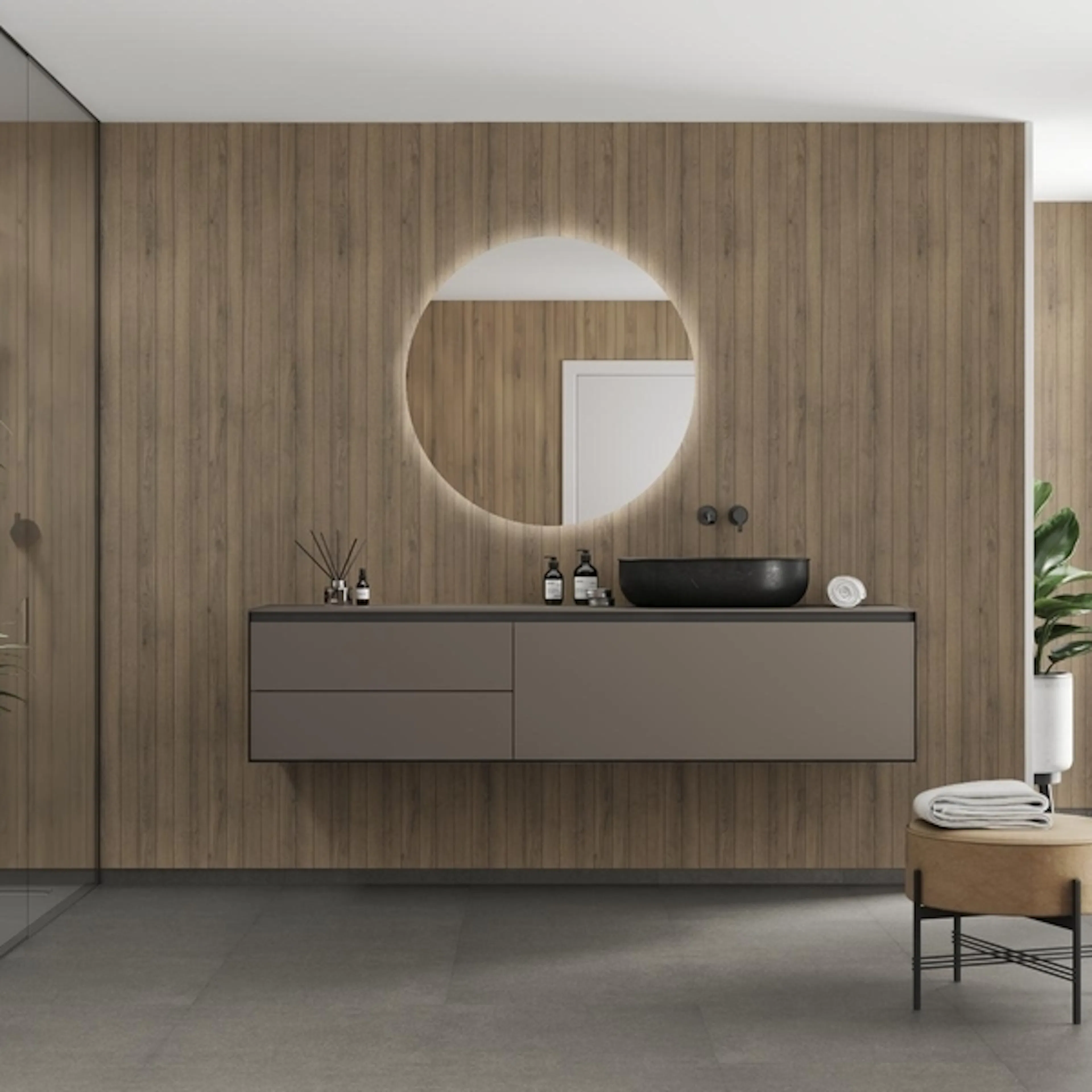 Baderomspanel Fibo 2164-M0500 Pure Oak