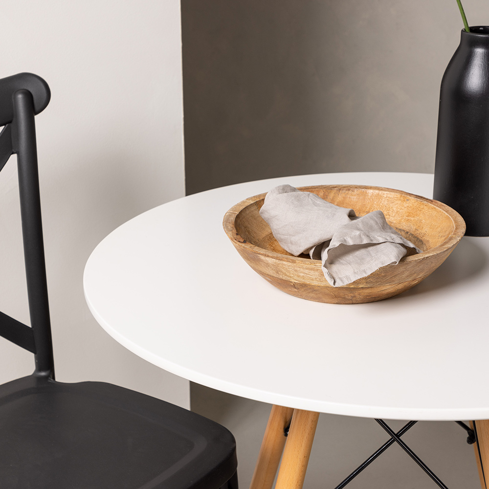 Spisegruppe Venture Home Danburi Ø 60 cm med 2 Crosett Stoler