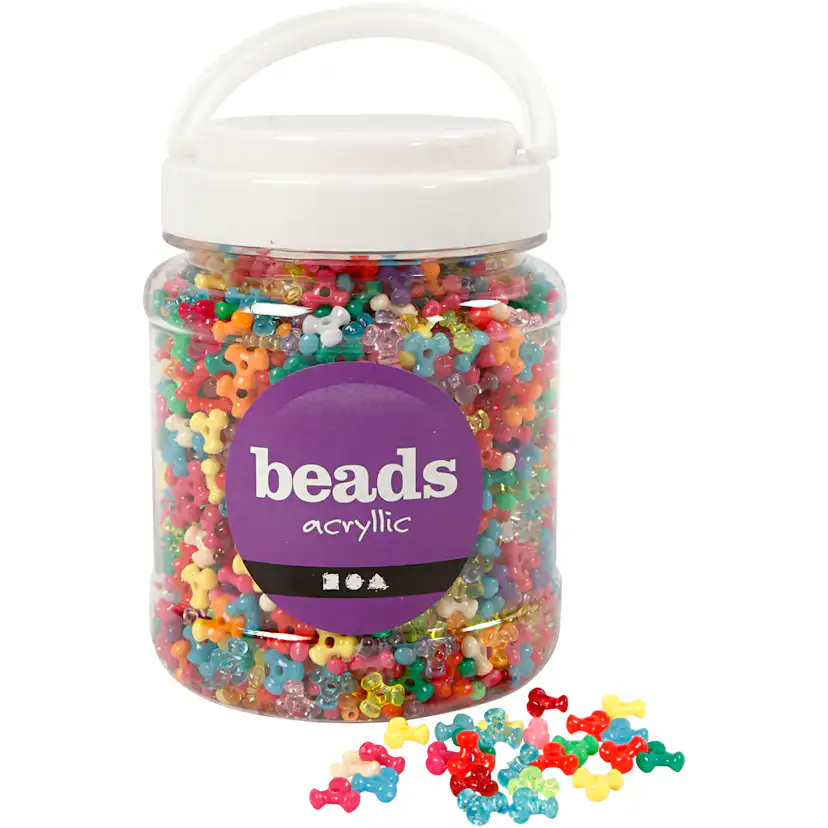 Møllemix Creativ Company Ass Farger Dia 10 mm Hullstr 2 mm 700 ml/1 Pk