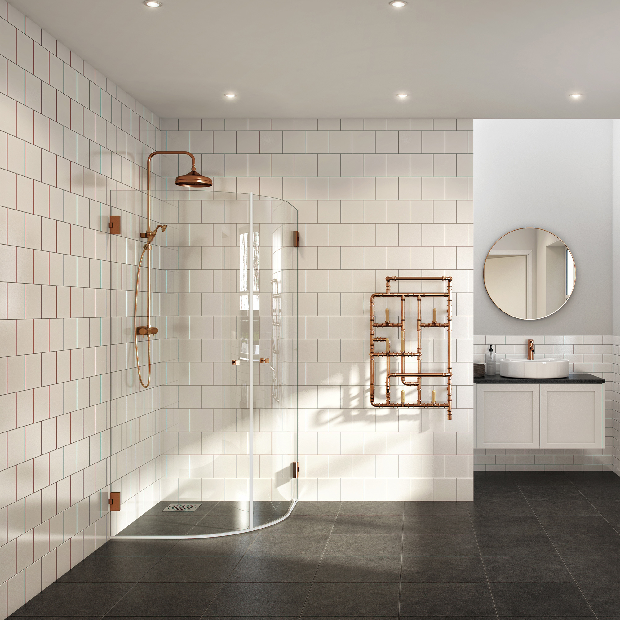 Takduschset Duschbyggarna Colour Line