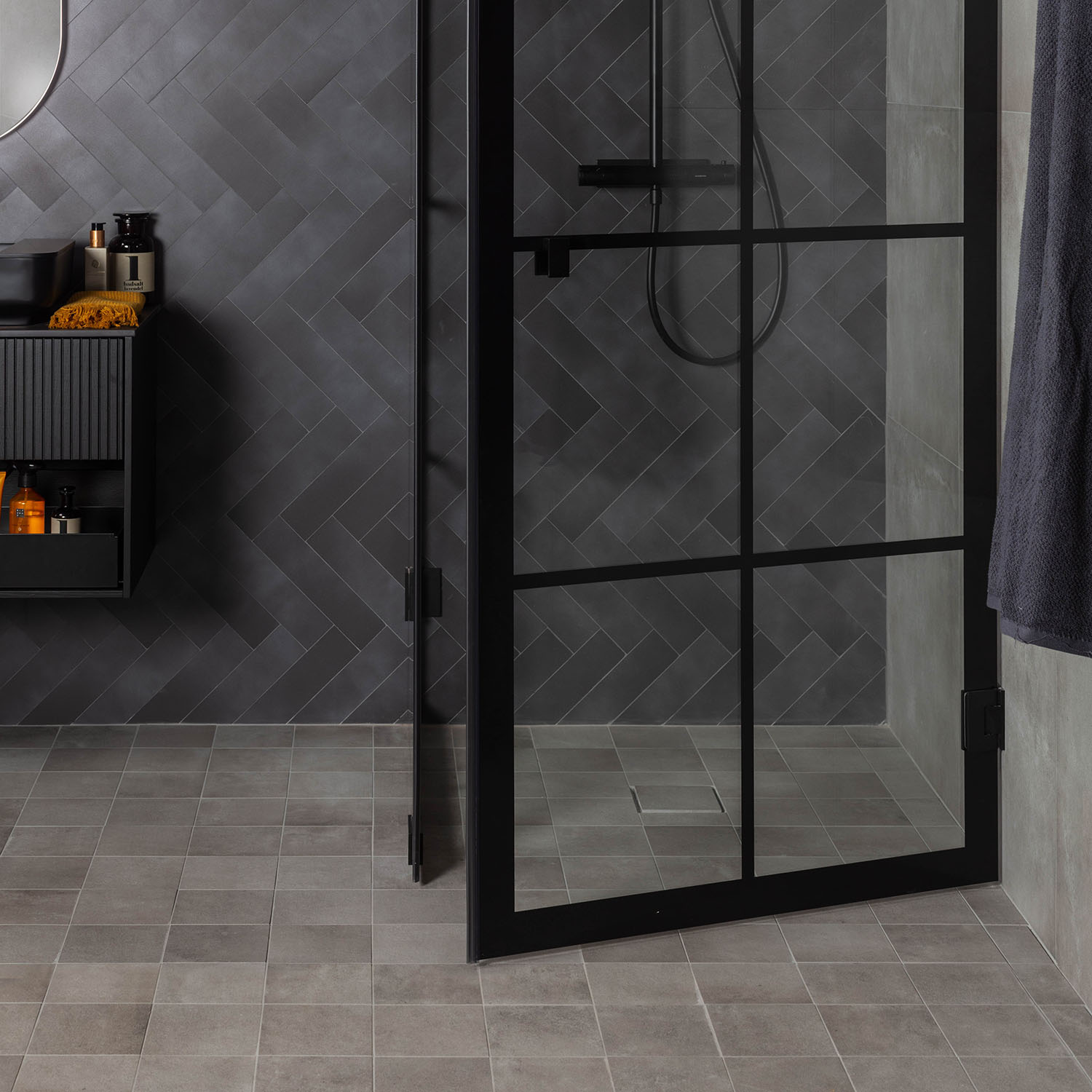 Klinker Arredo Detroit Carbon Svart 7x30 cm