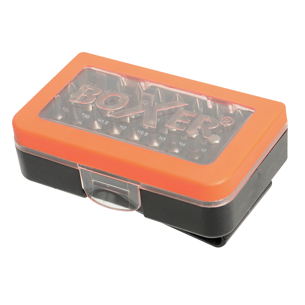 Bitssett Boxer 31-deler S2-Stål