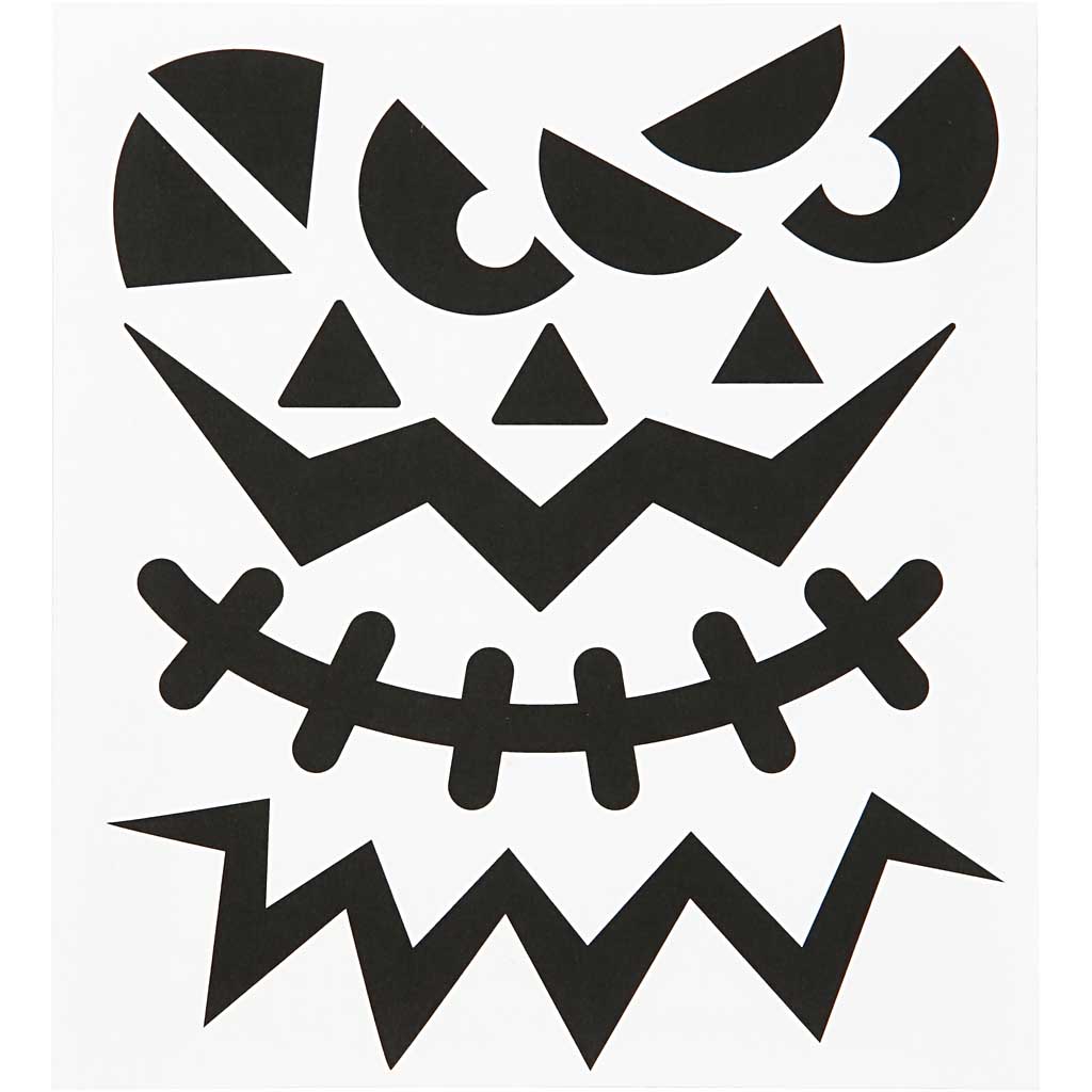 Klistremerker Creativ Company Halloween Store Ansikt