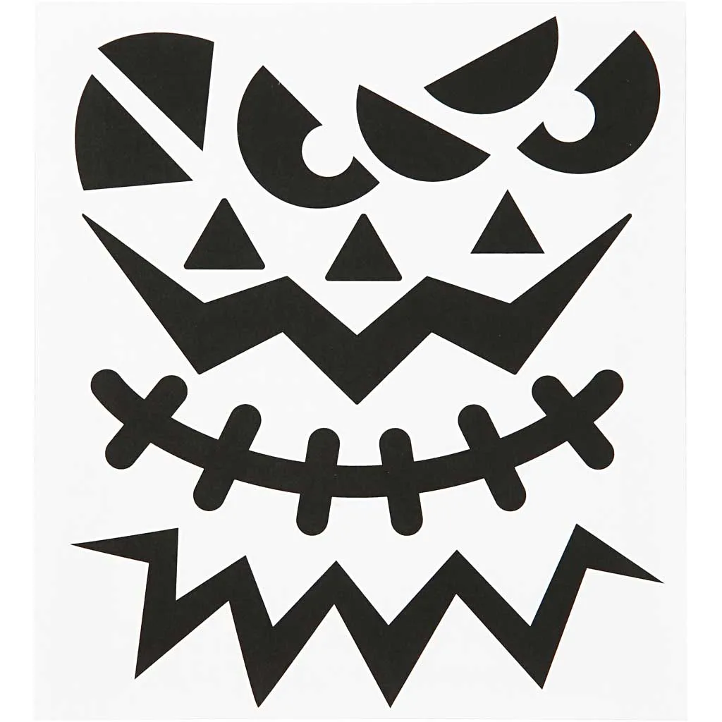 Klistremerker Creativ Company Halloween Store Ansikt
