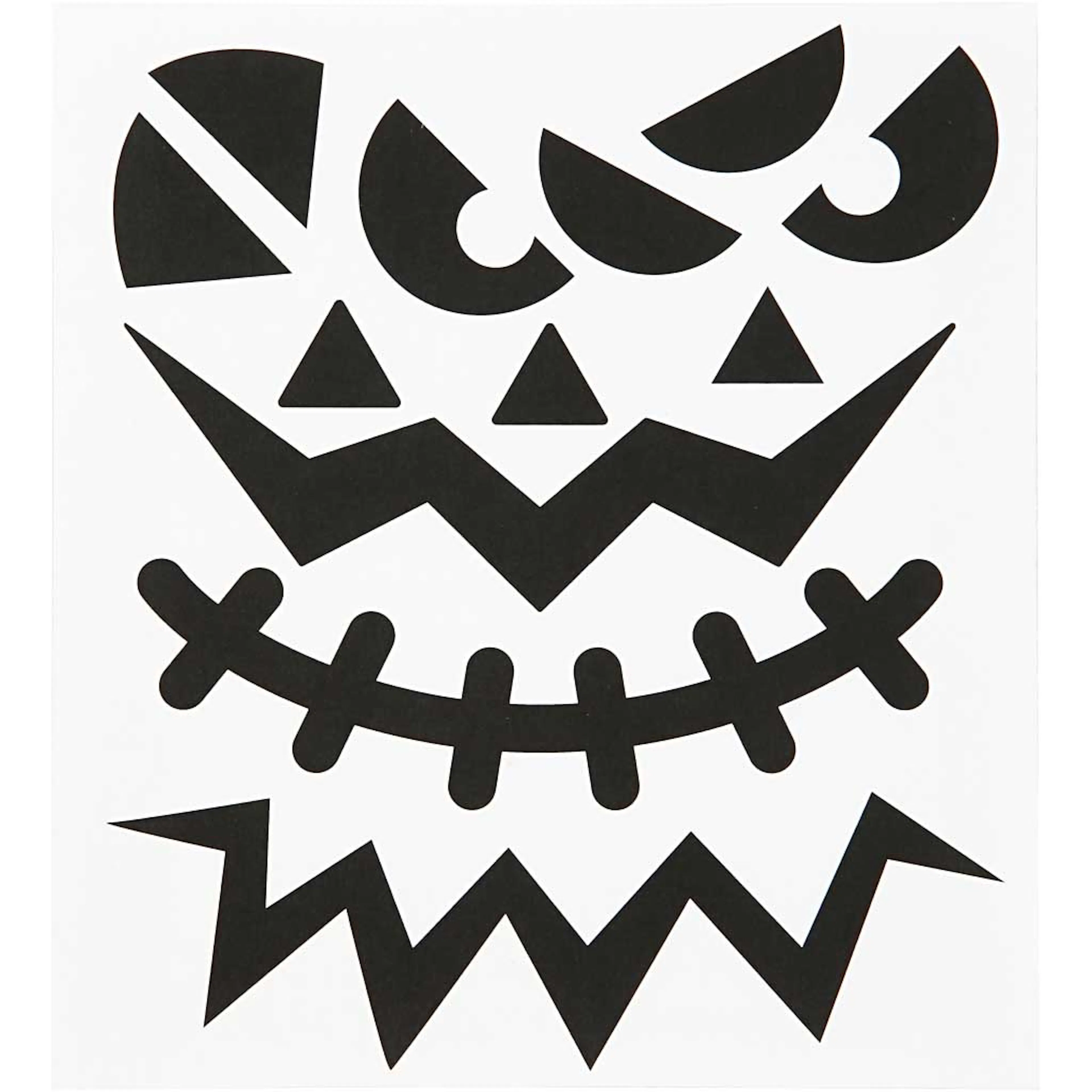 Klistremerker Creativ Company Halloween Store Ansikt