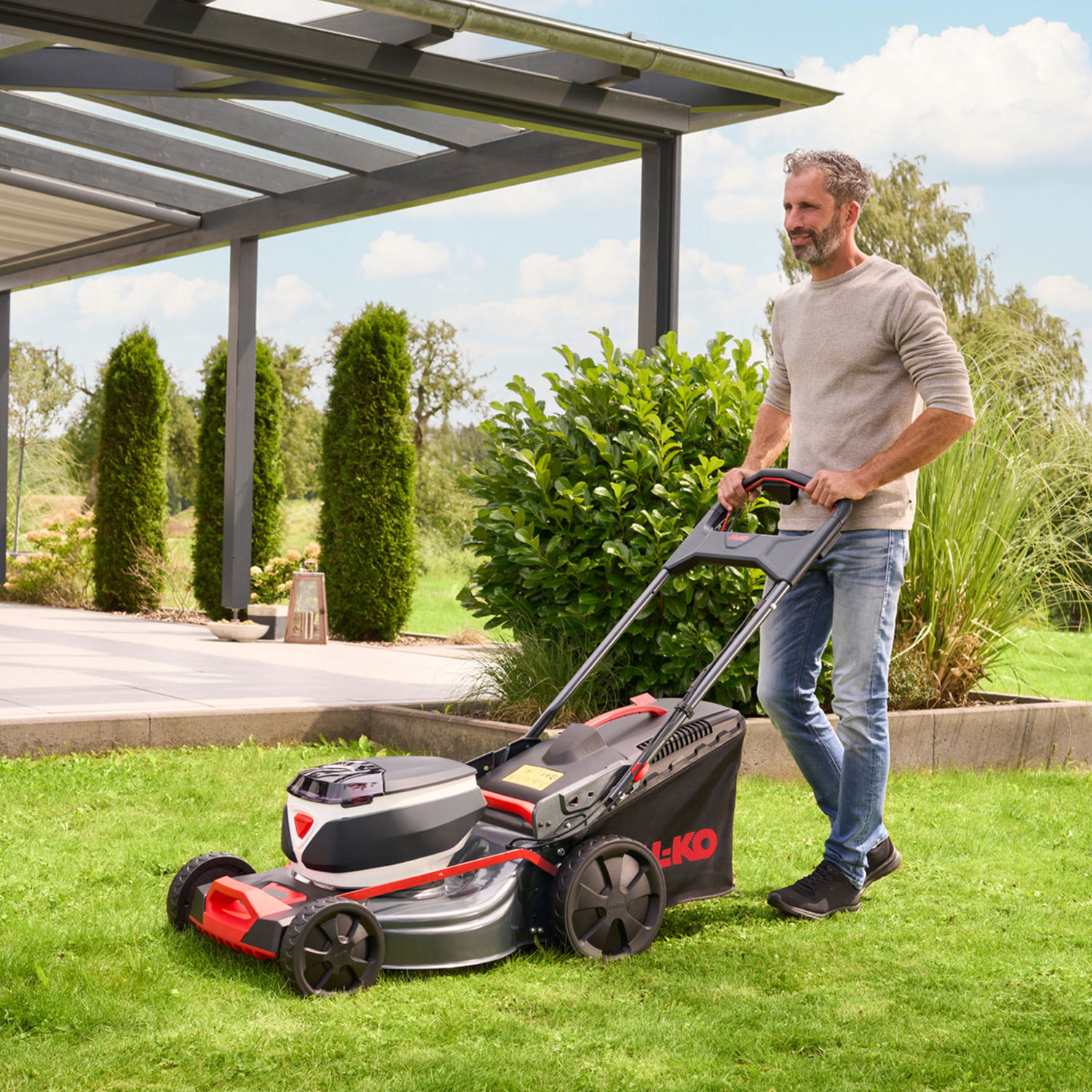 Gressklipper AL-KO 51.6 Li SP (sett) Comfort med Batteri og Lader