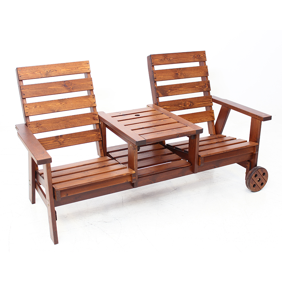 Hagemøbel Eden Wood Duo Seat