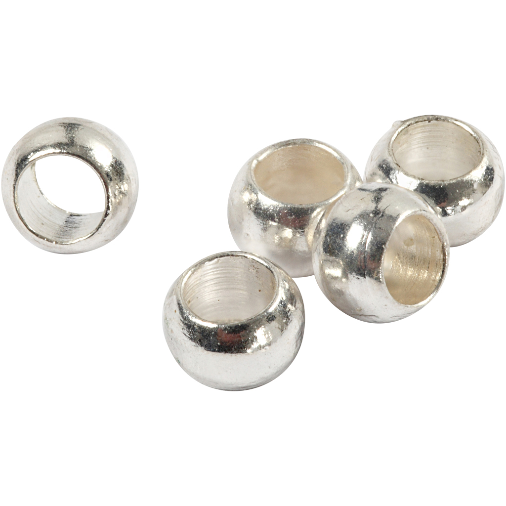 Wireklemmer Creativ Company Forsølvet 2,5 mm 100 stk/1 Pk