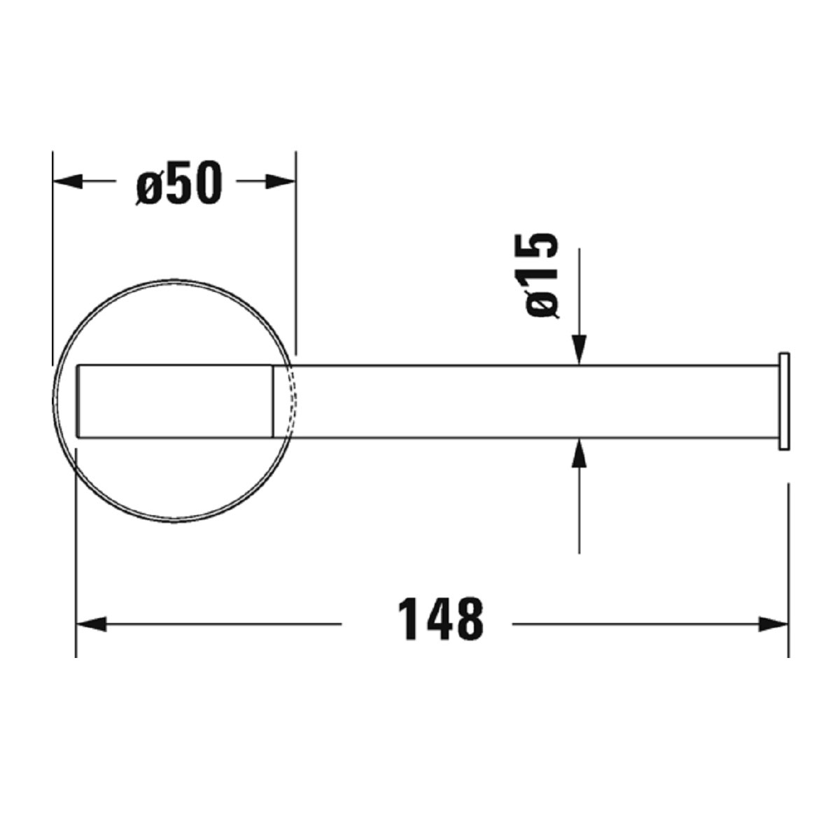 Toalettpapirholder Duravit Starck T