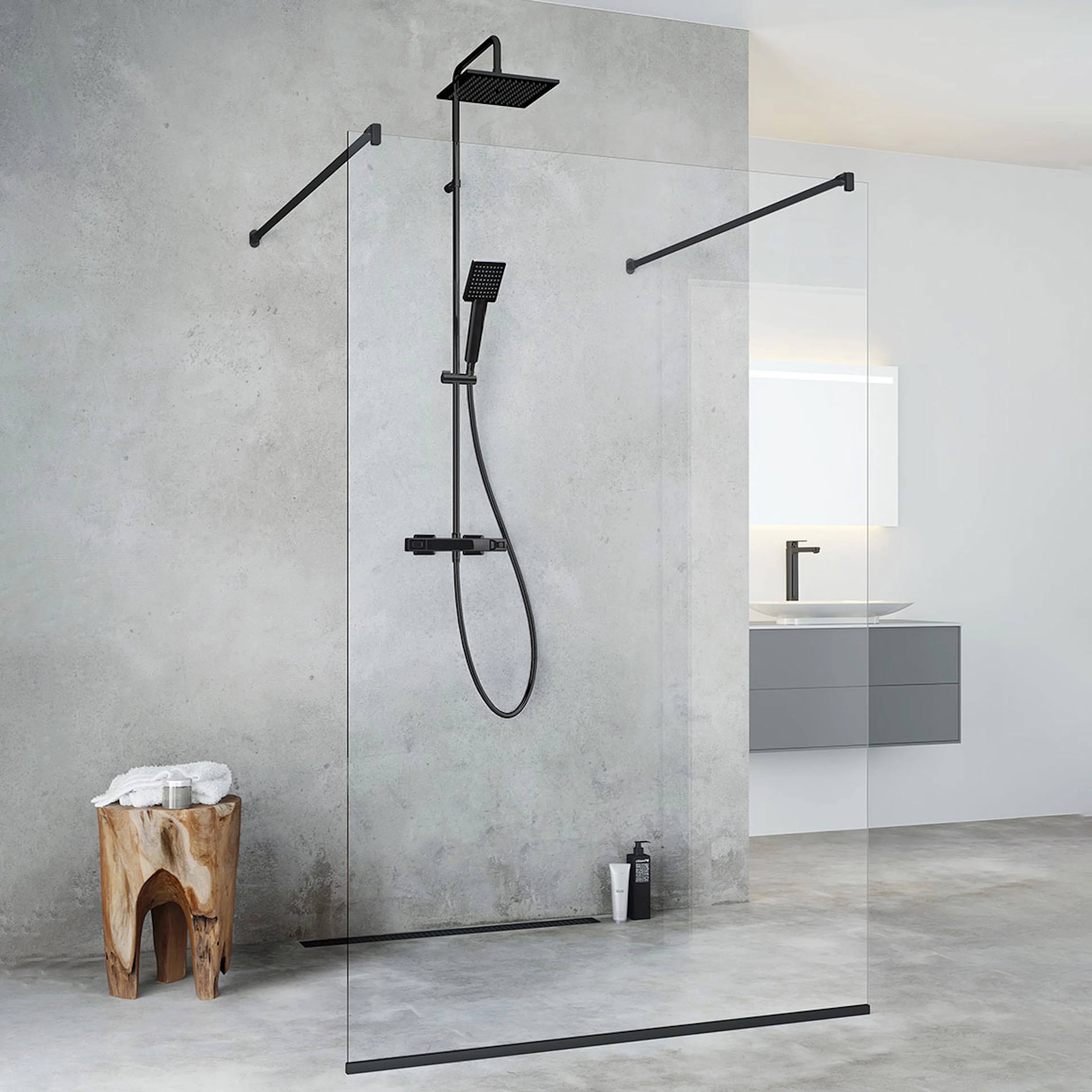 Dusjvegg Hafa Igloo Pro I-WALL Walk-in