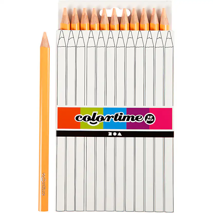 Fargeblyanter Creativ Company Colortime Jumbo 12 stk/1 Pk