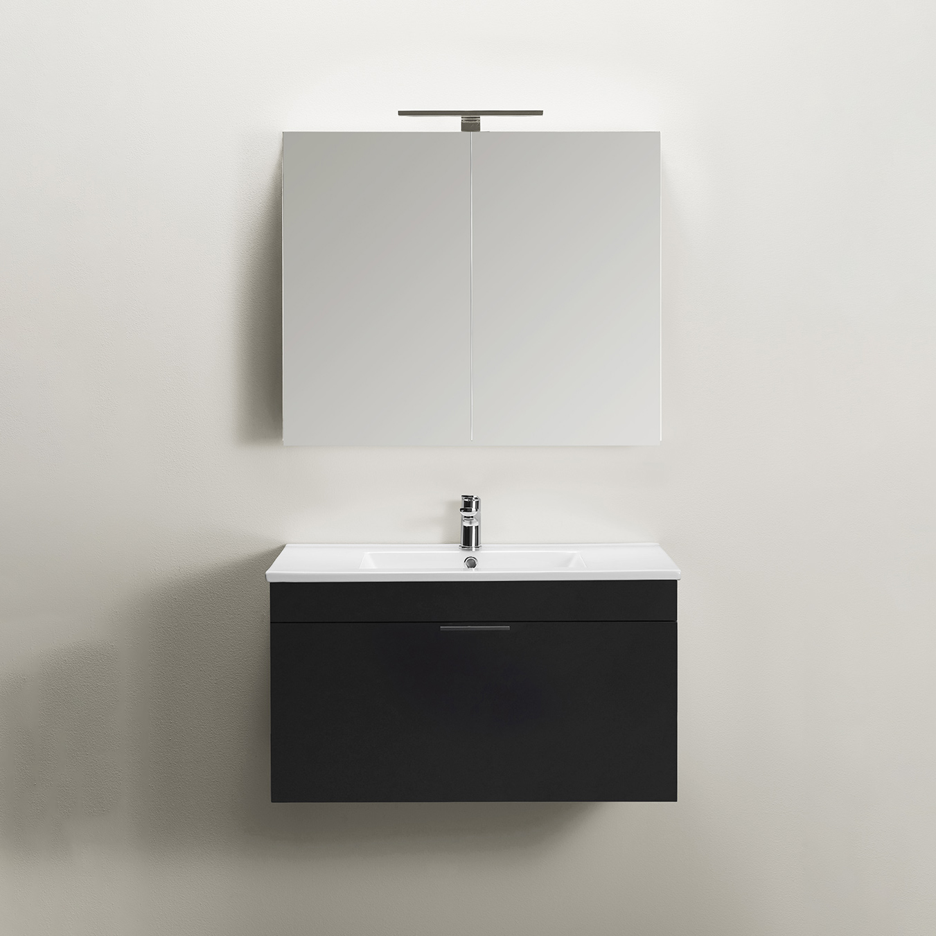 Möbelpaket Hafa Go med Spegelskåp | badrum - badrumsmobler - mobelpaket | KakelKungen