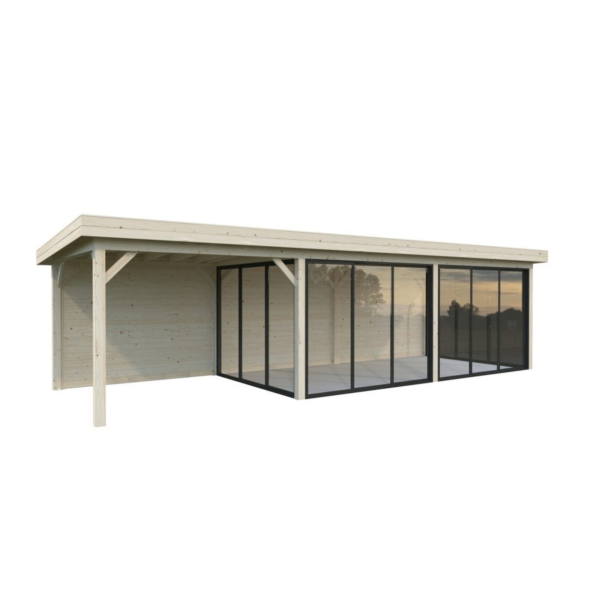Hagestue Palmako Lenna 24,9 m2 Set 418 Slide