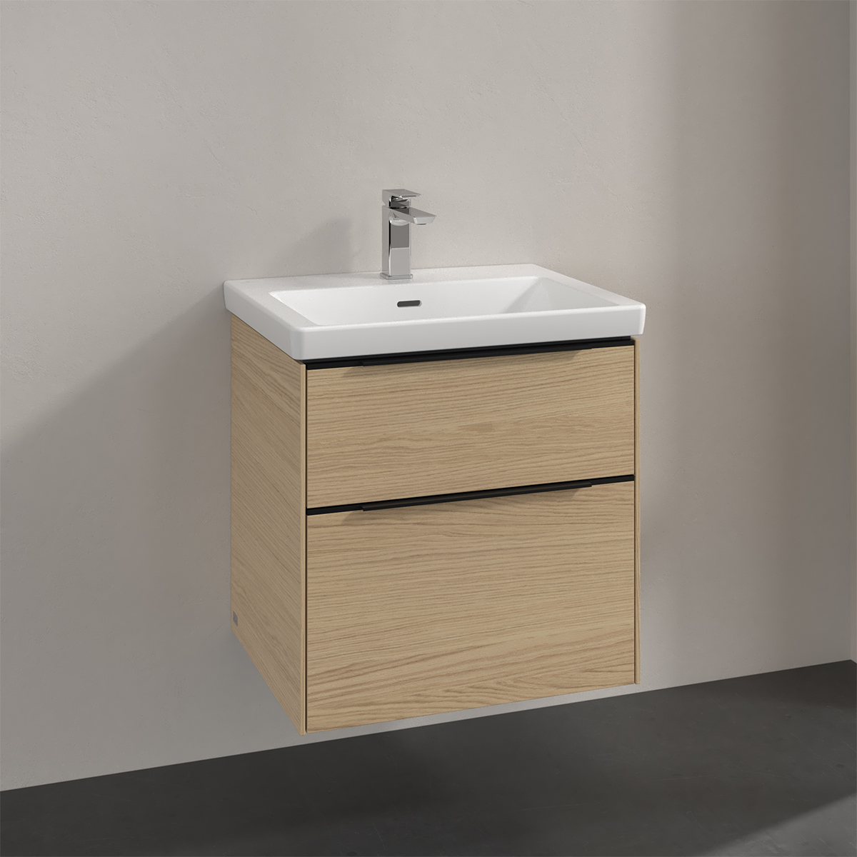 Tvättställsskåp Villeroy & Boch Subway 3.0 med 2 Lådor
