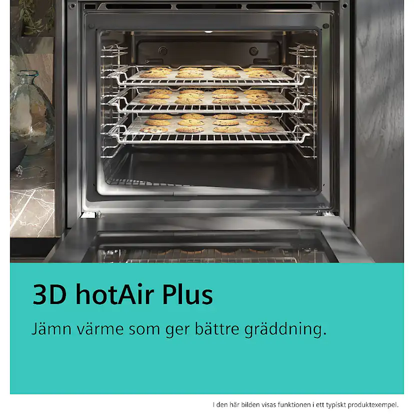Innbyggingsovn Siemens iQ100 HB010FBR1S Rustfri med Jevn Varmespredning