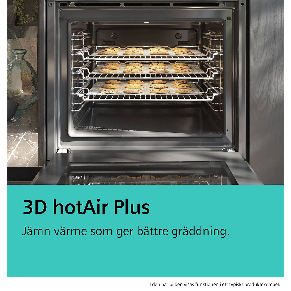 Innbyggingsovn Siemens iQ100 HB010FBR1S Rustfri med Jevn Varmespredning