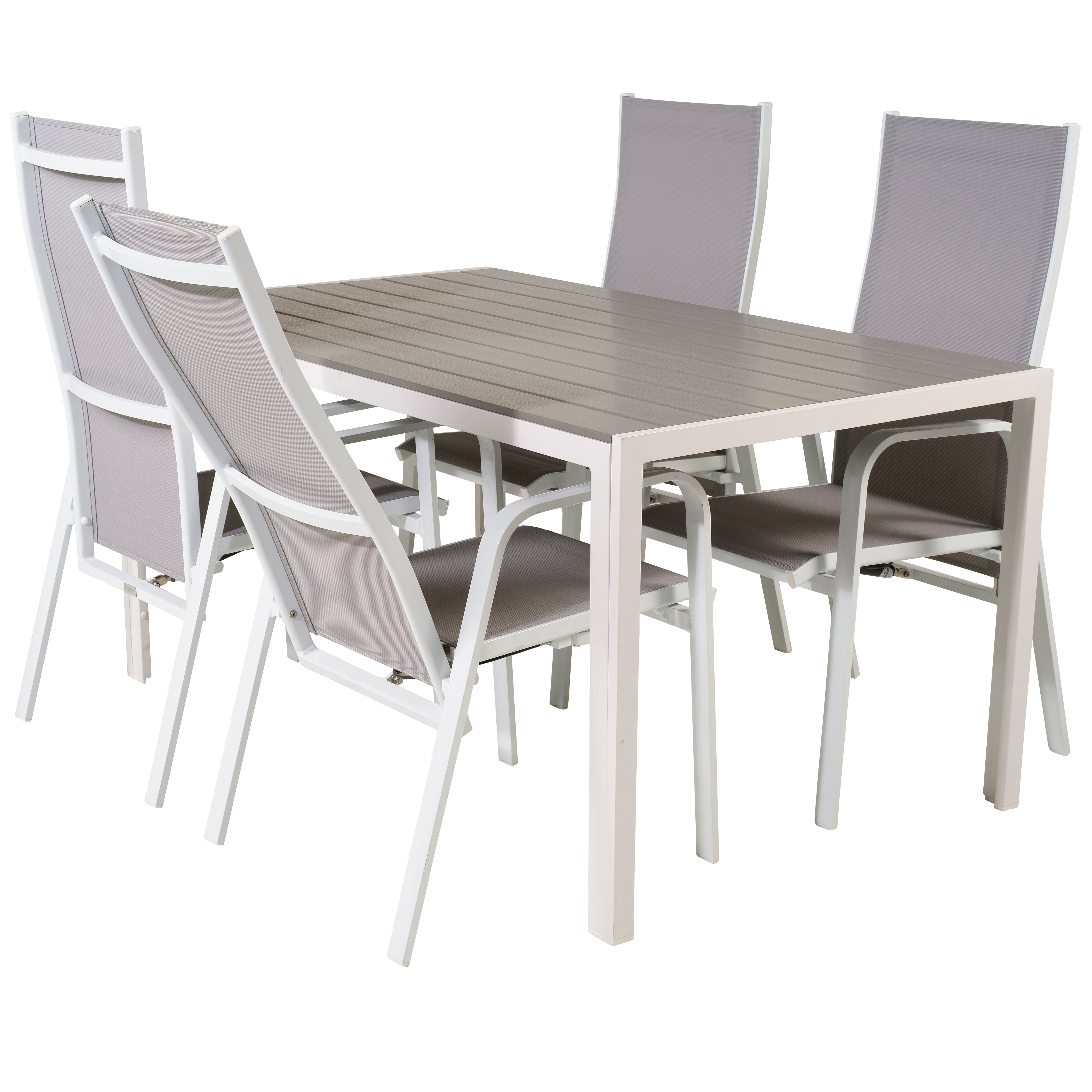 Spisegruppe Venture Home Bront 150 med 4 Copacabana Stoler