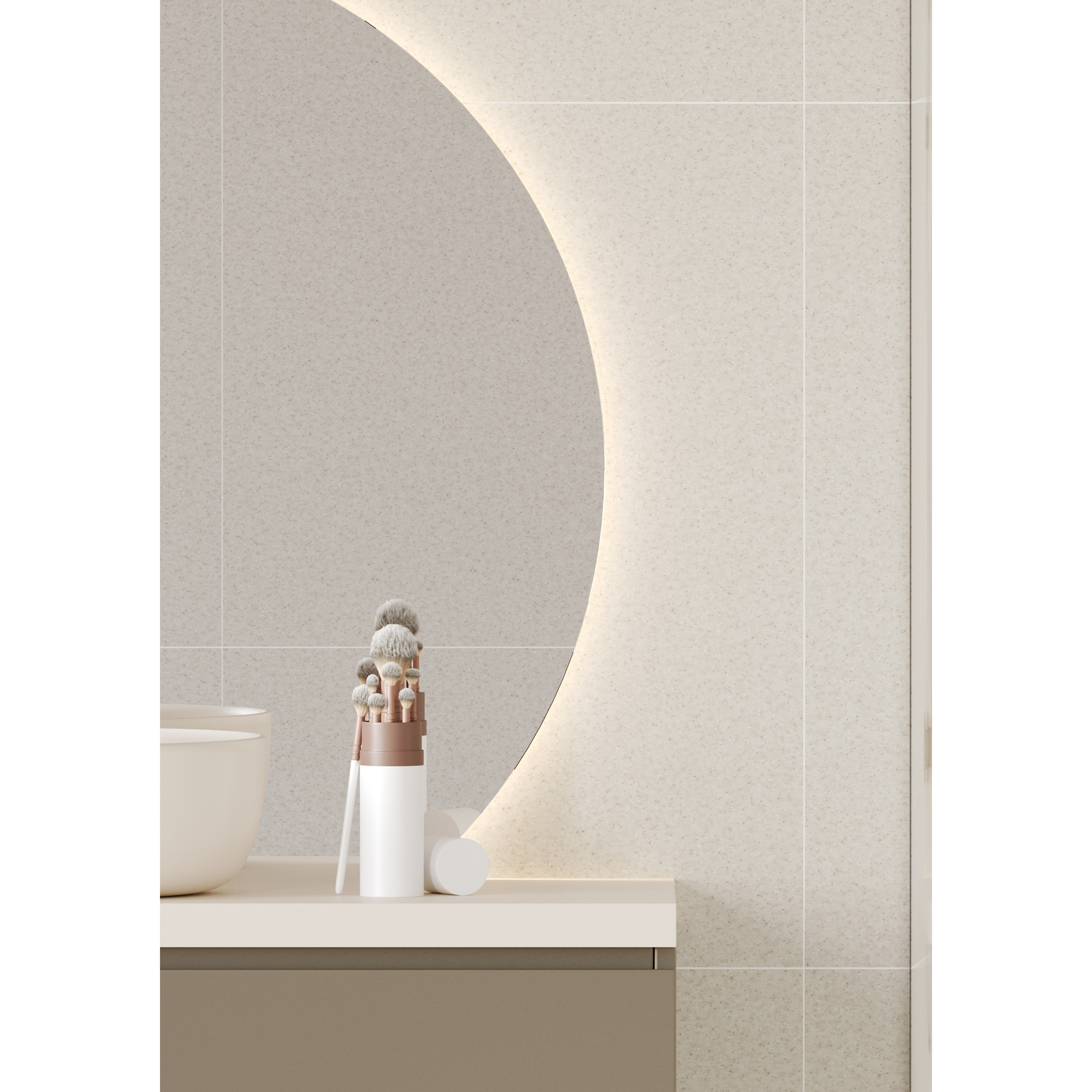 Baderomspanel Fibo 4499-M6080 Salted Stone