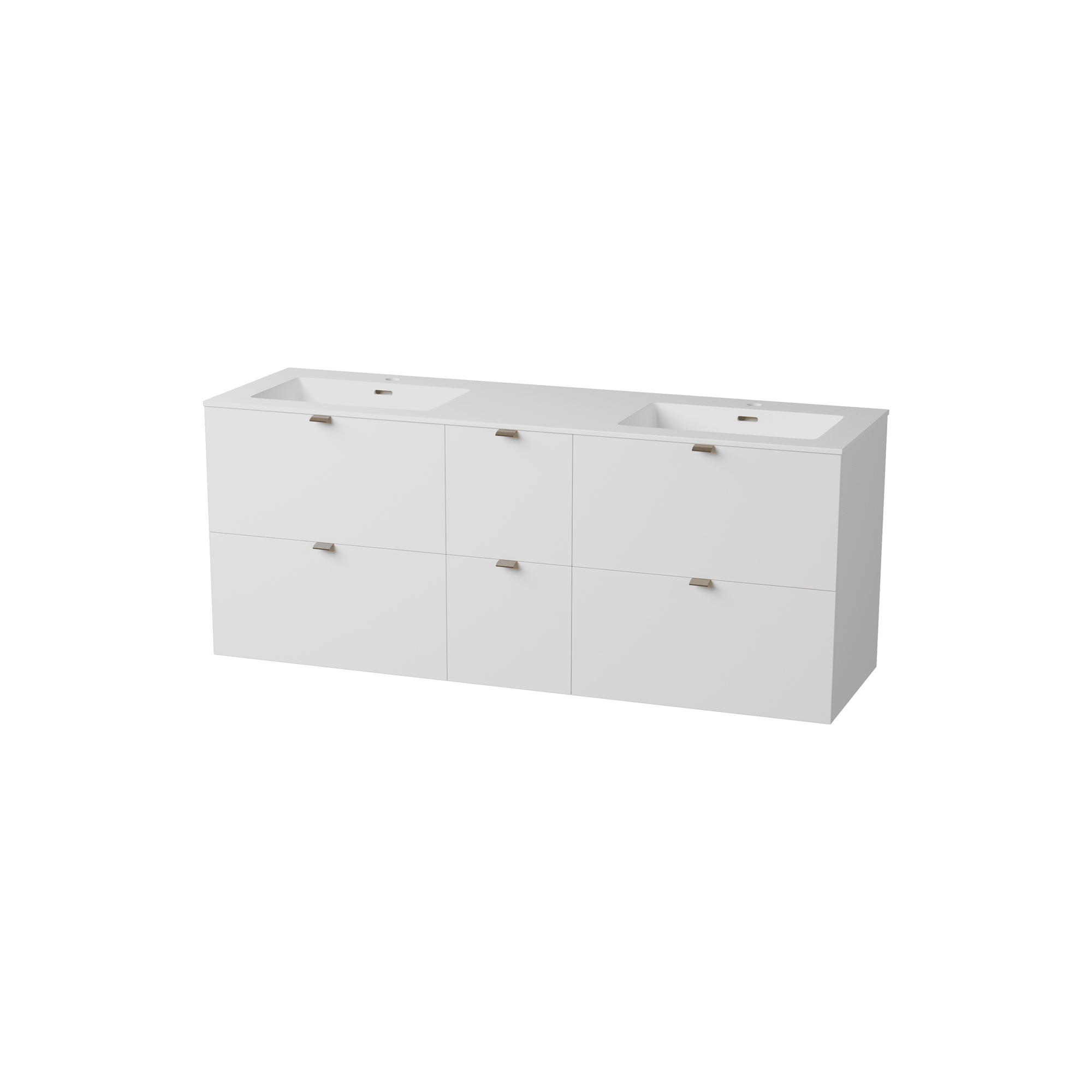 Servantskap FOSSBAD Variant46 B150 for Heldekkende Dobbelservant