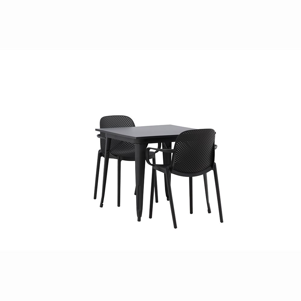 Spisegruppe Venture Home Tempe med 2 Baltimore Stoler
