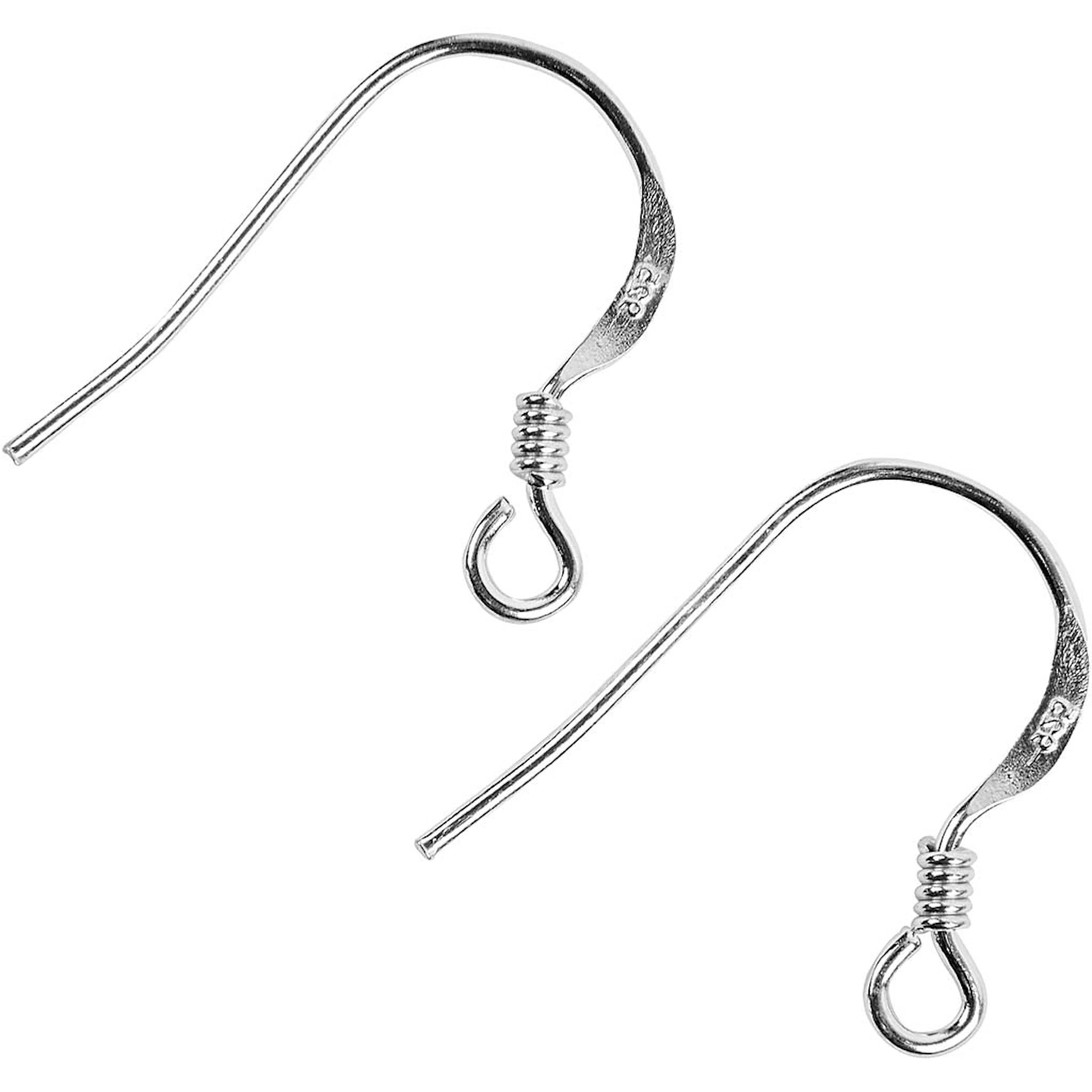 Ørekrok Creativ Company Fransk Sterlingsølv 14 mm 10 Stk/1 Pk