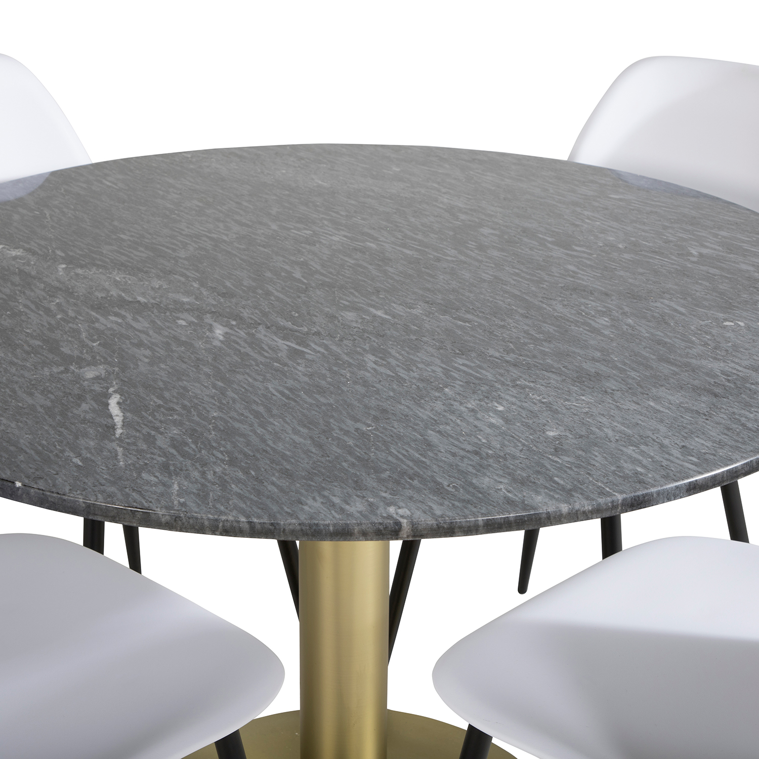 Spisegruppe Venture Home Estelle med 4 Pop Stoler