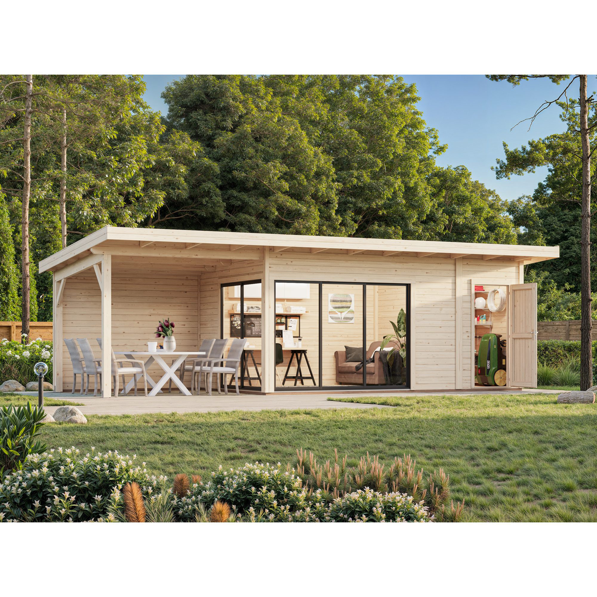 Hagestue Palmako Andrea 24,2 m² Slide (inv. 15,2+7,9 m²)