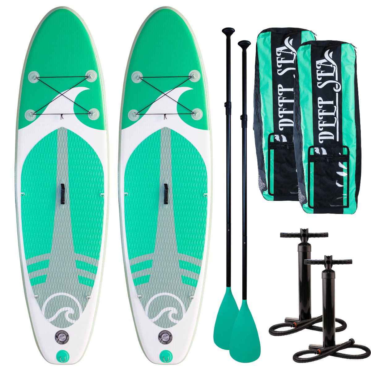 SUP-Brett Deep Sea Standard 2-pack