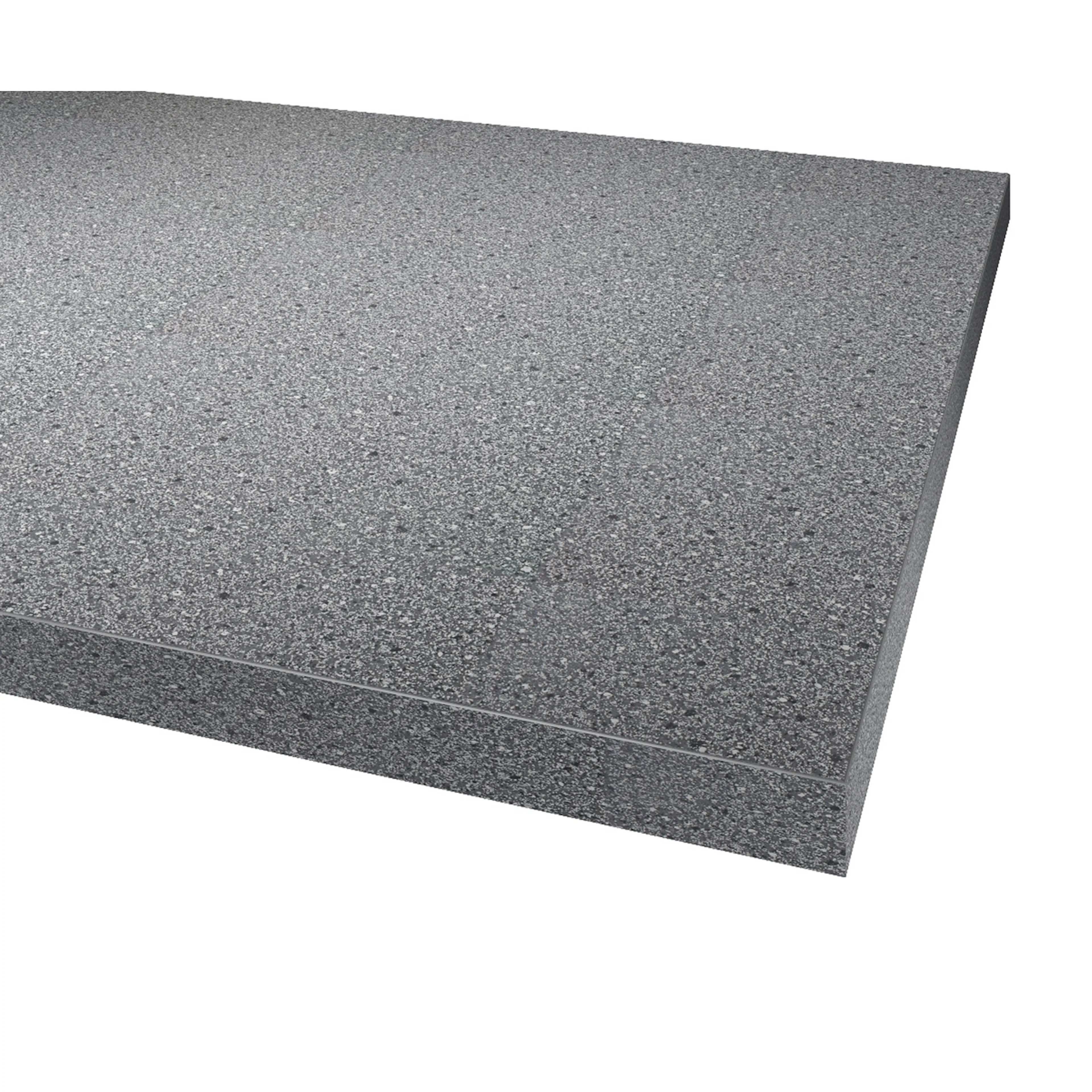 Benkeplate Fibo Laminat 125 Granite Black