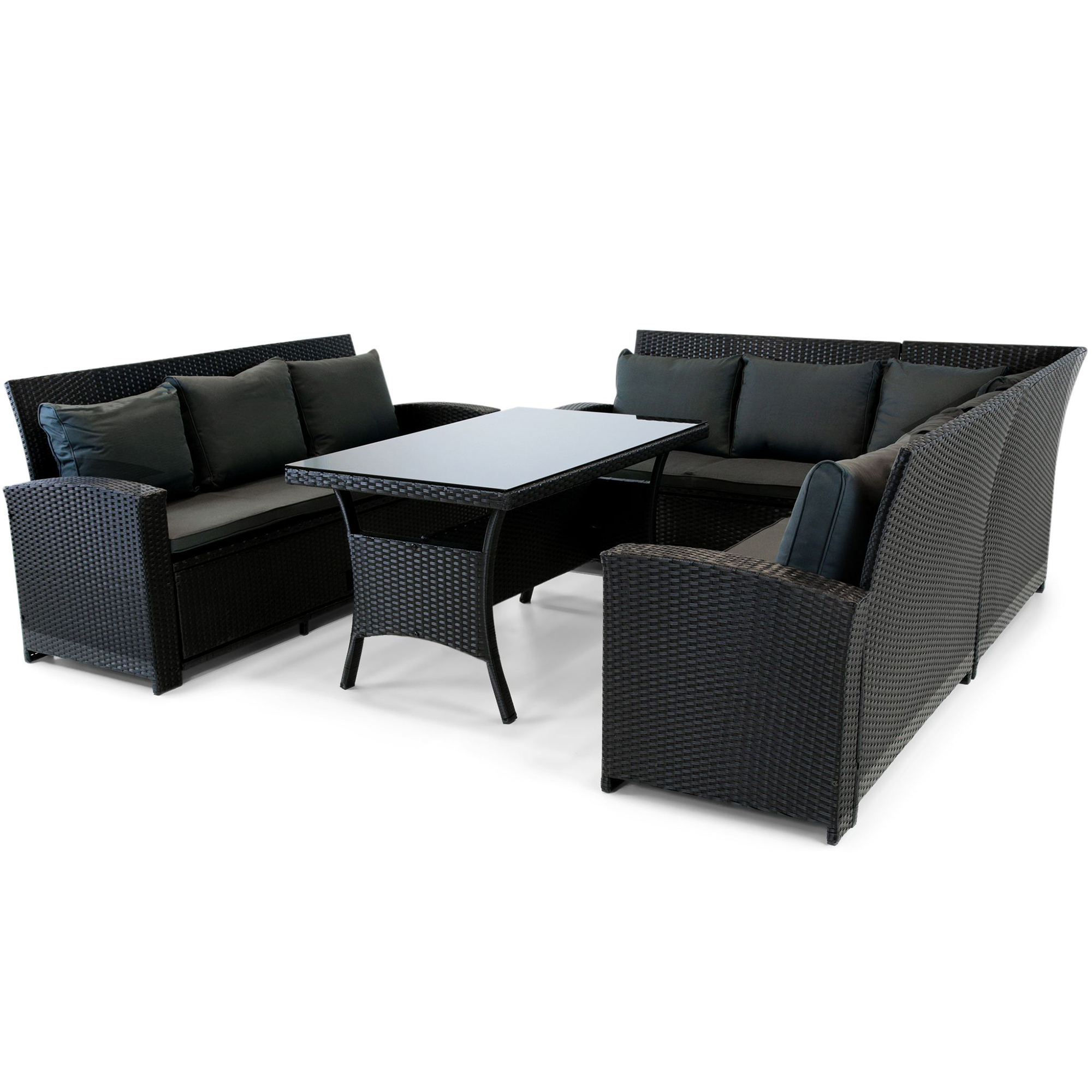 Loungegruppe Lyfco Sannäs Sort