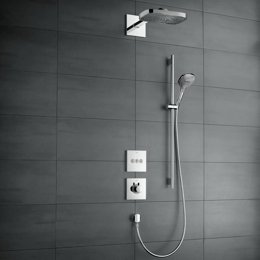 Huvuddusch Hansgrohe Raindance Select E300 3jet Vit/Krom