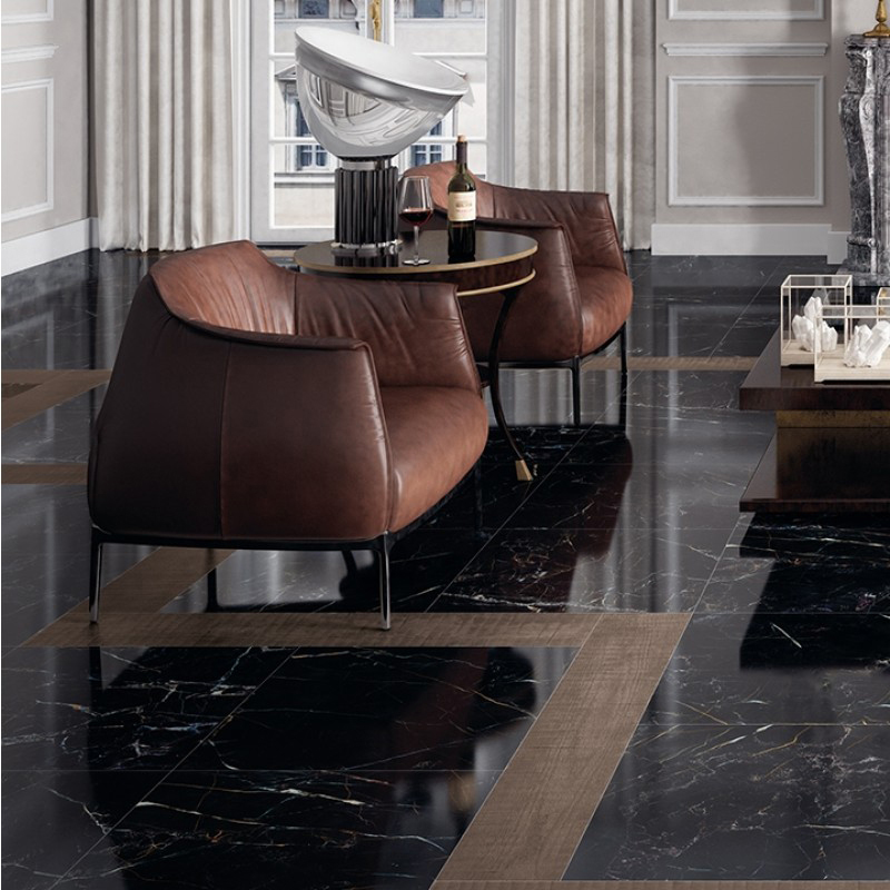 Klinker Ceramiche Keope Elements Lux Port Laurent Sort 30x60 cm