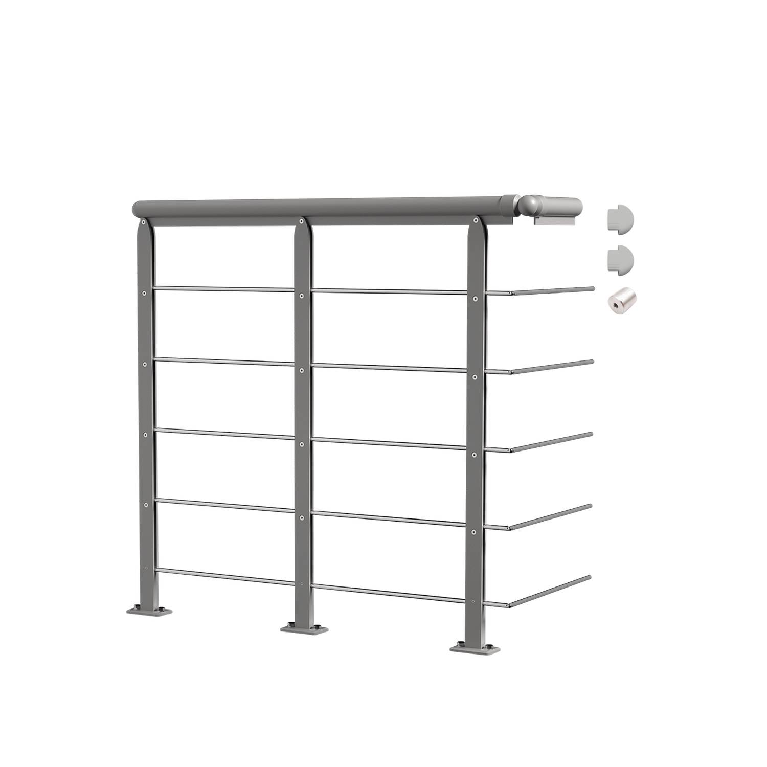 Rekkverk Dolle Spiral Design 1 m Startpakke