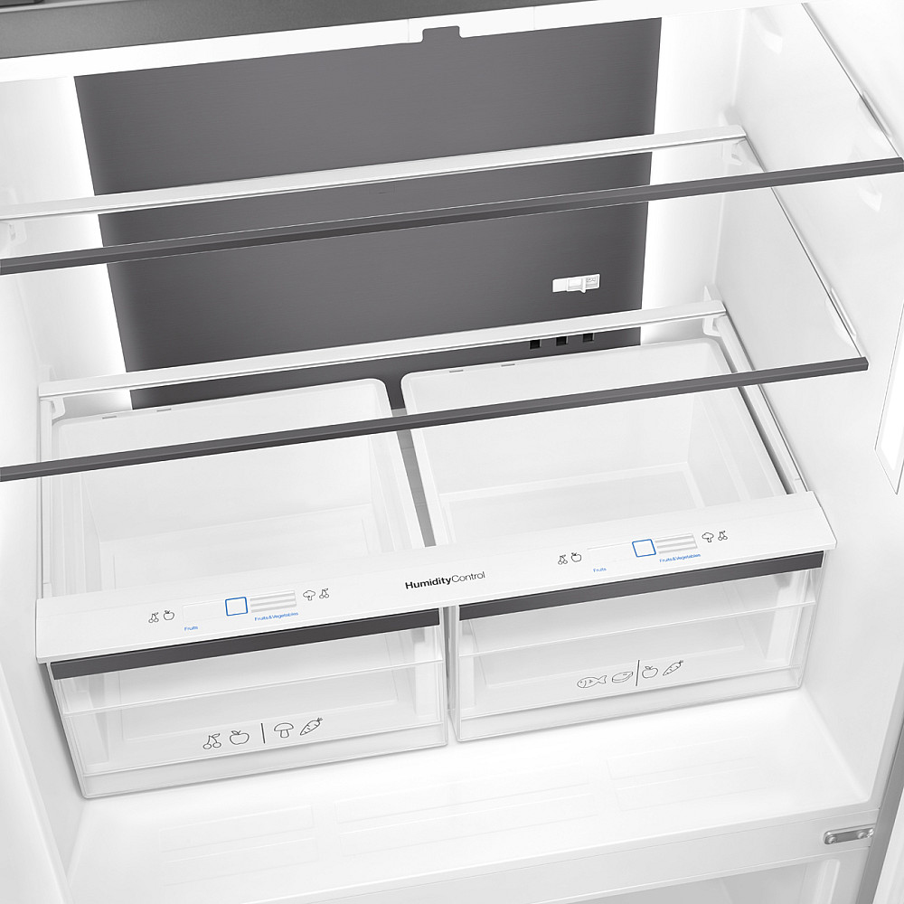 Kombinert Kjøl/Frys Smeg - FQI60KD, Mørkt rustfritt stål