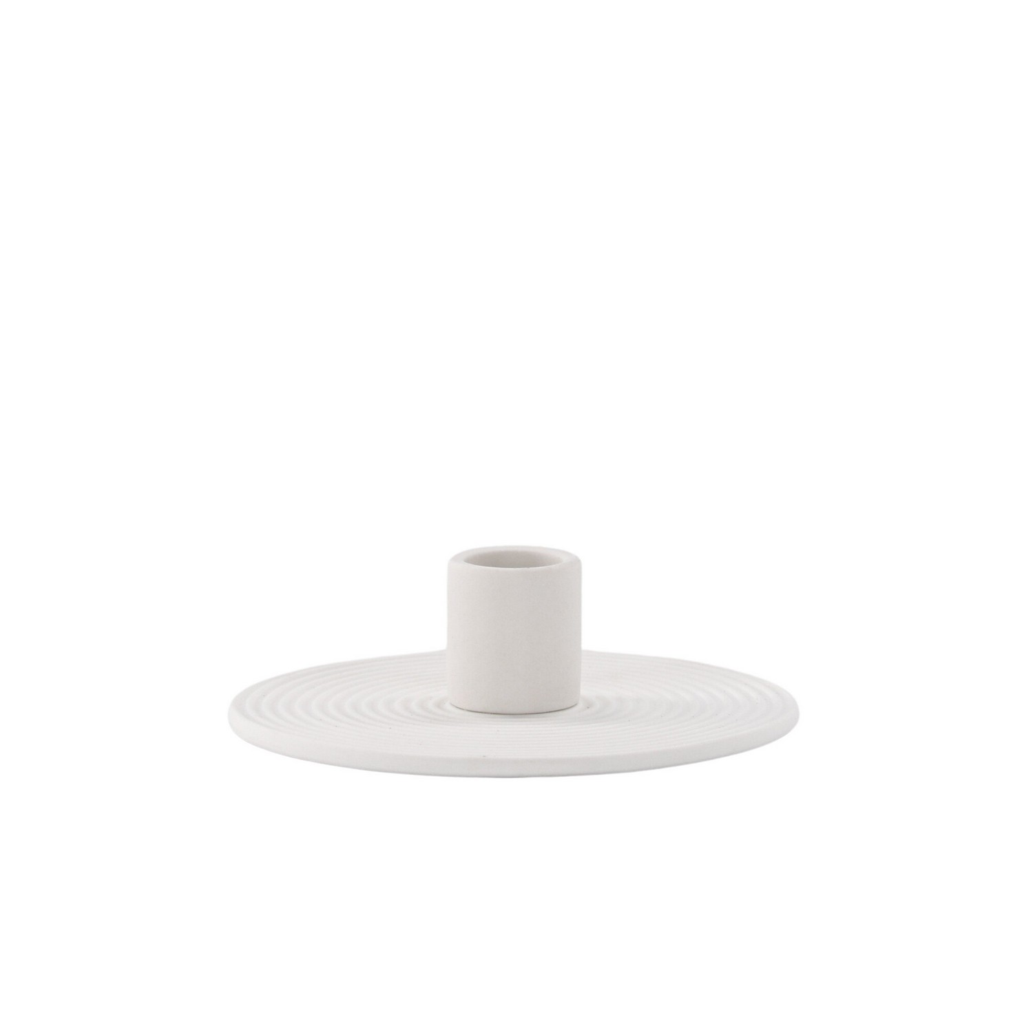 Dian Candlestick - White - W12*H4cm Hvit