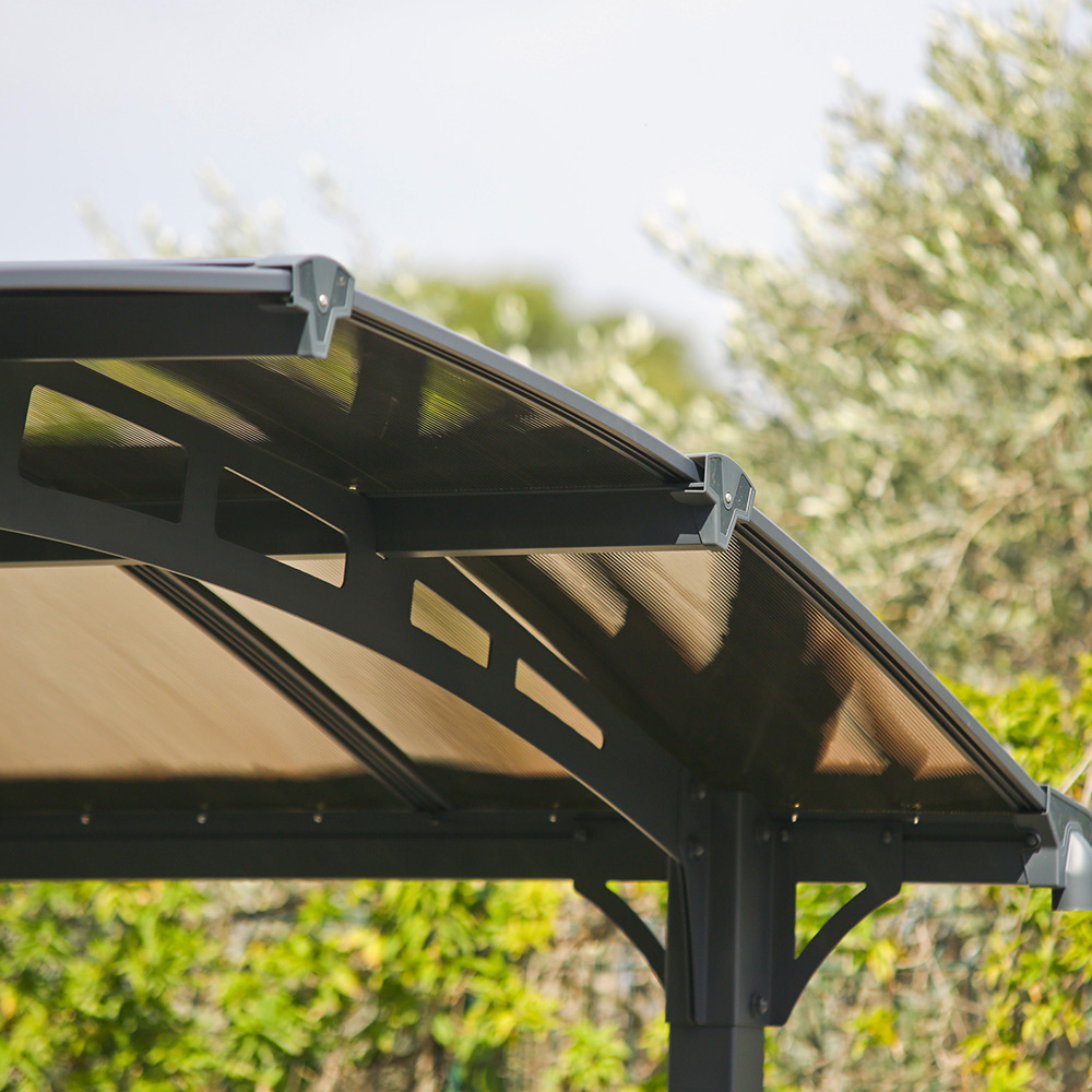 Dobbel Carport Canopia av Palram Arcadia i Metall 3,6x11 m