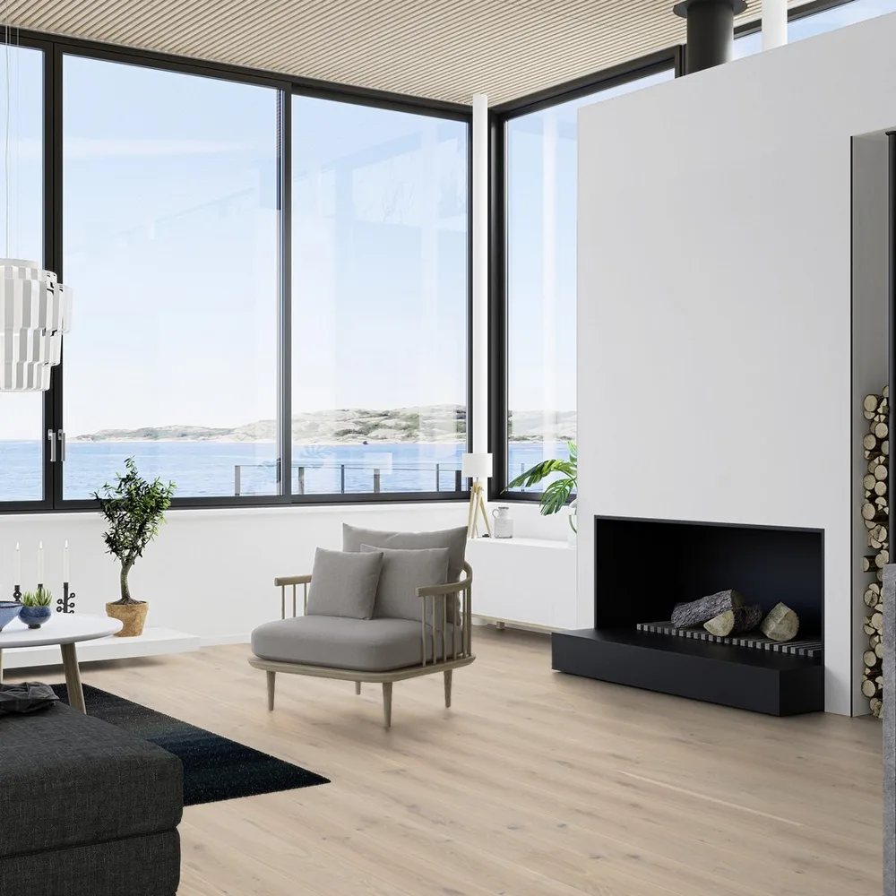 Parkett Boen Eik Pale White Pure 1-Stav