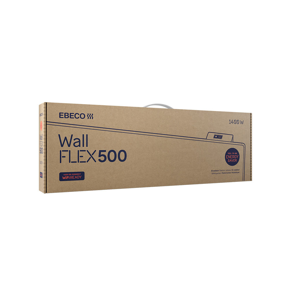 Panelovn Ebeco Wallflex 500 WiFi Klar